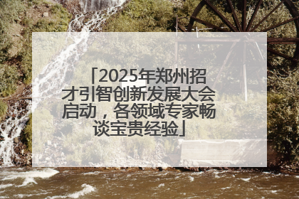 2025年郑州招才引智创新发展大会启动，各领域专家畅谈宝贵经验