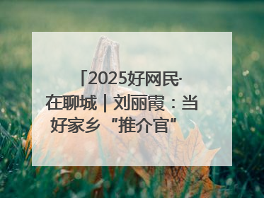 2025好网民·在聊城｜刘丽霞：当好家乡“推介官” 秀出乡村新风貌