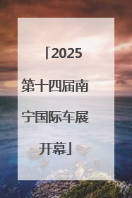 2025第十四届南宁国际车展开幕